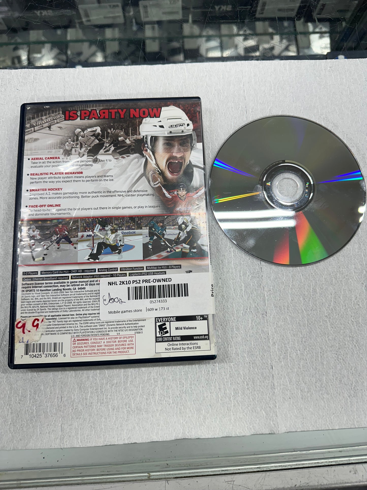 NHL 2K10 PS2 PRE-OWN