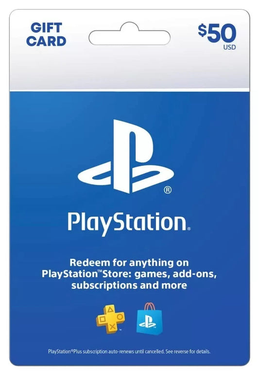 PLAYSTATION GIFT CARD $50